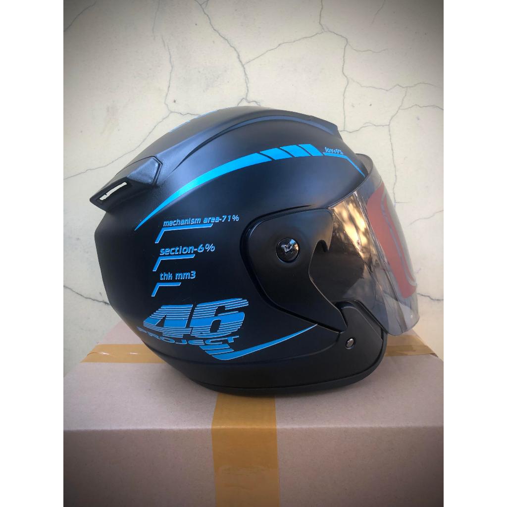 Mũ Bảo Hiểm 3/4 BOPA tem 46 đủ màu sắc Helmet chính hãng