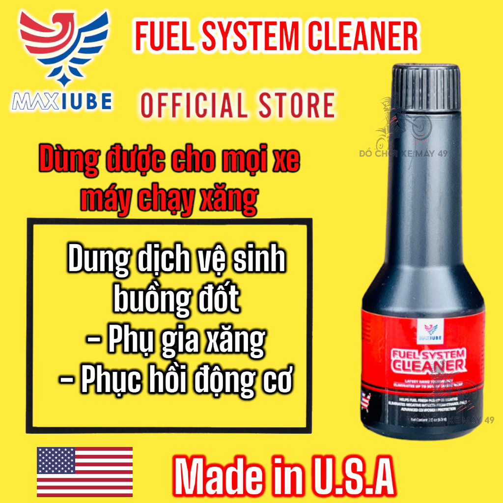 ( Rẻ Nhất Shopee ) Dung dịch vệ sinh buồng đốt Carbon Maxlube chính hãng Made in USA
