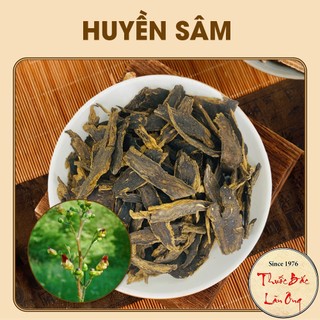 Huyền sâm phiến khô 100g, hắc sâm thái lát, dẻo thơm - Lãn Ông