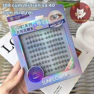[MLEN DIARY] Mi Giả Cụm MLEN DIARY Dáng Hoa Hướng Dương Mềm Mại Tự Nhiên Tái Sử Dụng