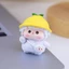 Mô hình cừu làm từ đá nhân tạo mini dễ thương tiểu cảnh, bày bàn làm việc, bàn học, tủ sách, taplo ô tô