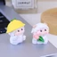 Mô hình cừu làm từ đá nhân tạo mini dễ thương tiểu cảnh, bày bàn làm việc, bàn học, tủ sách, taplo ô tô