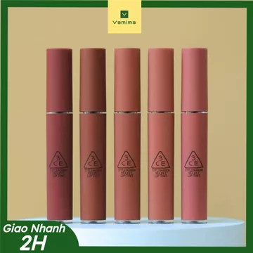 Son Kem Lì 3CE Velvet Lip Tint Bitter Hour - Definition - Walk N Talk - Cashmere Nude - Like Gentle Mẫu Mới