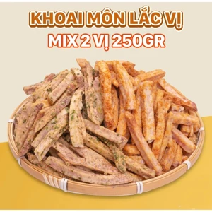 Khoai môn lắc vị thăng hoa (Vị Hành Thơm Nức & Vị Trứng Cua Béo Ngậy &Sấy mộc). MINHNHIHEALTH