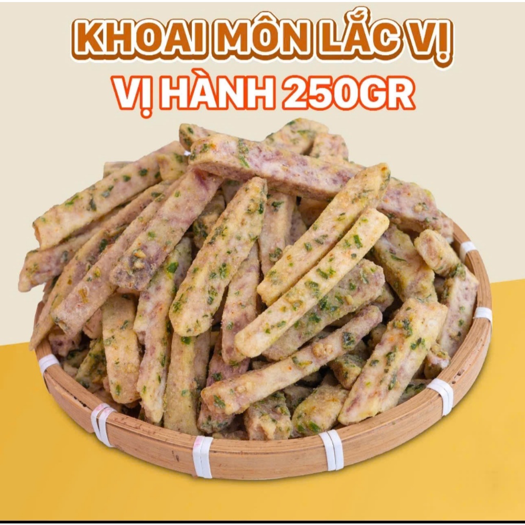 Khoai môn lắc vị thăng hoa (Vị Hành Thơm Nức & Vị Trứng Cua Béo Ngậy &Sấy mộc). MINHNHIHEALTH