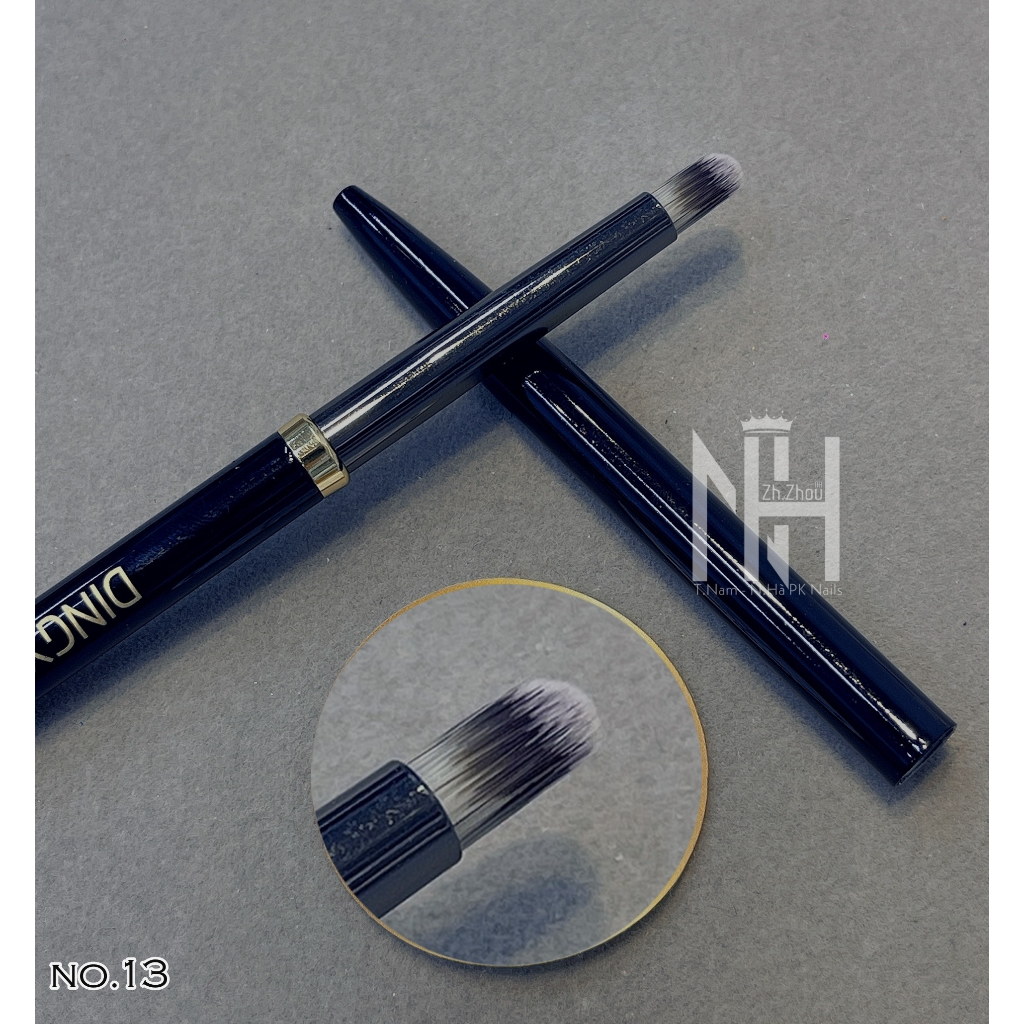 Cọ omber dẹt, cọ omber tròn, cọ quạt, cọ fench đầu móng, cọ nail cao cấp