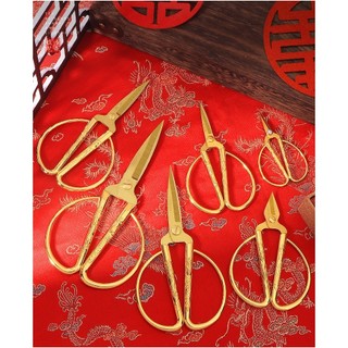 Kéo Rồng Cán Vàng Sang Trọng Cắt Truy Băng Khai Trương Siêu Sắc Nhiều Kích Thước - Hunghome