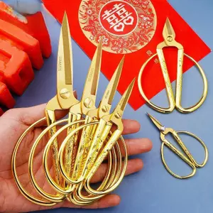 Kéo Rồng Cán Vàng Sang Trọng Cắt Truy Băng Khai Trương Siêu Sắc Nhiều Kích Thước - Hunghome