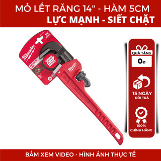 Mỏ lết răng 14" Milwaukee 48-22-7114 mỏ lếch cờ lê kìm nước thép siêu cứng, vặn mở ốc, ống nước