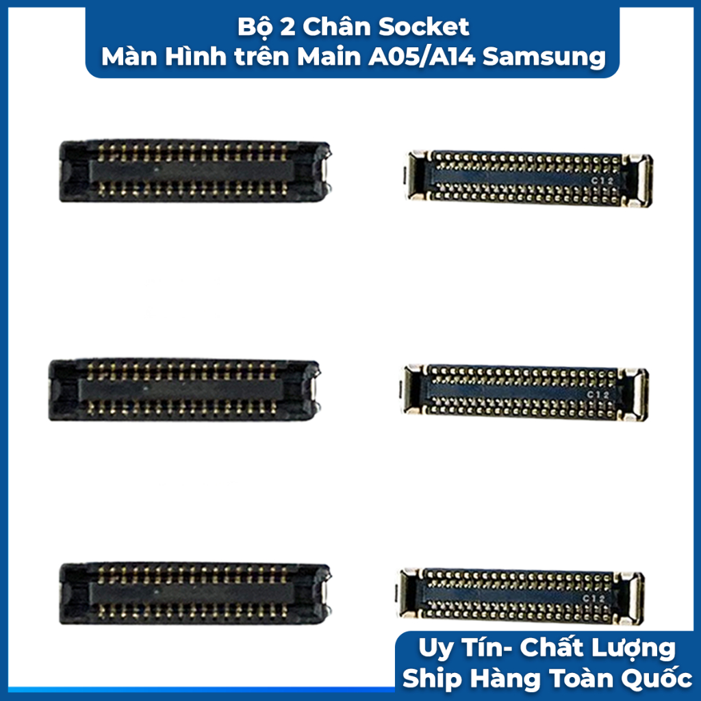 Bộ 2 chân socket màn hình trên main A05, A14 samsung | Shopee Việt Nam