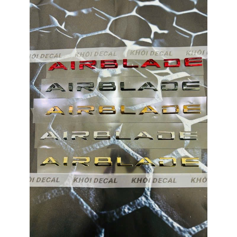 Tem Nổi AirBlade 2020-2025 hàng Zin chuẩn hãng/ Giá 1 Bên