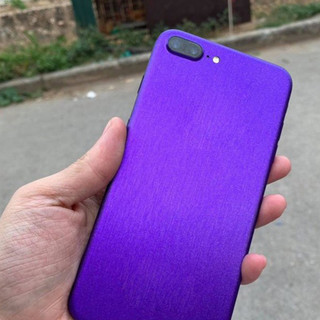 Tấm Dán Skin mặt sau Màu Tím Purple FULL VIỀN Cho 5 6 7 8 6plus 7plus 8plus X XS XR XSMAX 11 PRO MAX 12 PRO MAX