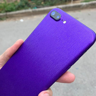 Tấm Dán Skin mặt sau Màu Tím Purple FULL VIỀN Cho 5 6 7 8 6plus 7plus 8plus X XS XR XSMAX 11 PRO MAX 12 PRO MAX