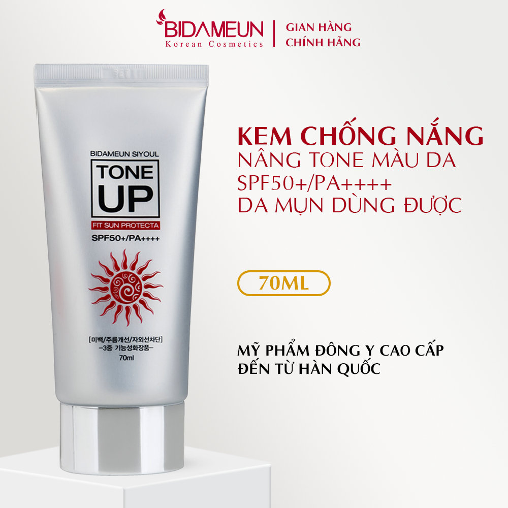 Ảnh Bidameun Siyoul B35 Kem chống nắng và nâng tông màu da SPF50+/PA++++ 70ml 1