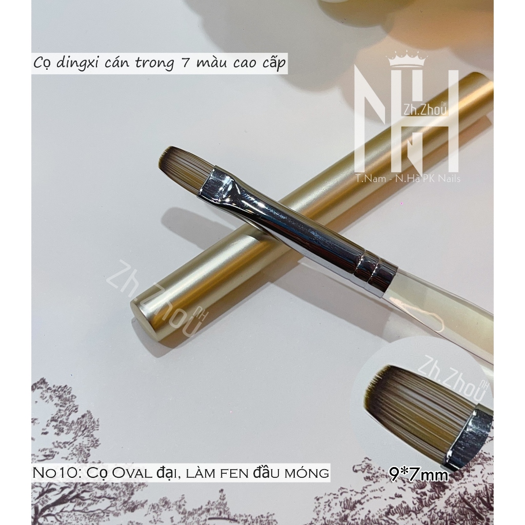 Bút đắp gel , cọ đắp gel cao cấp, cọ đắp gel gôm, cọ 2 đầu, phụ kiện nail