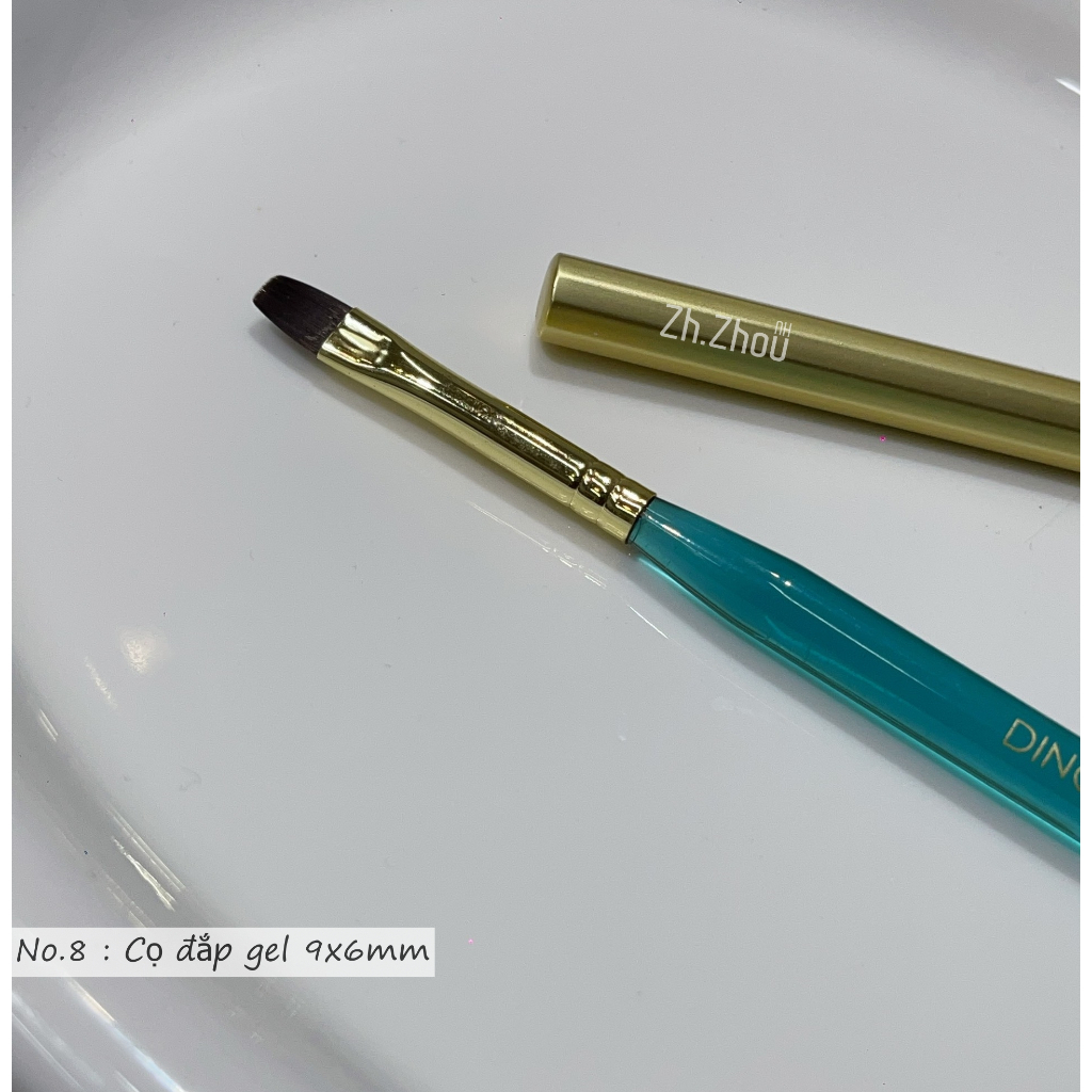 Bút đắp gel , cọ đắp gel cao cấp, cọ đắp gel gôm, cọ 2 đầu, phụ kiện nail