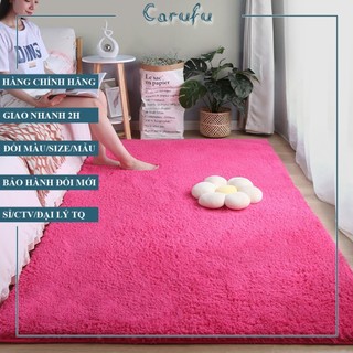 Thảm trải sàn phòng khách lông CỪU cao cấp | 10 Màu | 1m 1m2 1m6 2m | CARUFU