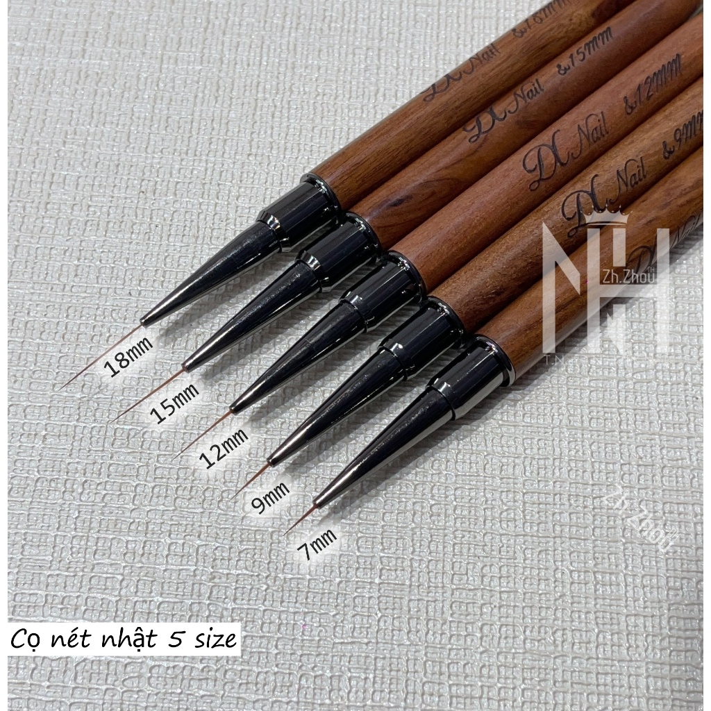 Cọ nét nhật, cọ vẽ móng cao cấp, cọ vẽ hoạt hình, cọ hoa cúc cọ vẽ nhật, cọ đắp gel , cọ nhật cao cấp Zh.Zhou