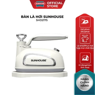 Bàn là hơi nước cầm tay Sunhouse SHD2175 - 1000W - 2 chế độ - Tay cầm xoay 180 độ - Hơi phun mạnh mẽ
