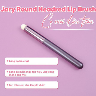Cọ Tán Môi Đầu Tròn Lùn Jary Round Headred Lip Brush (1 Cái/túi)