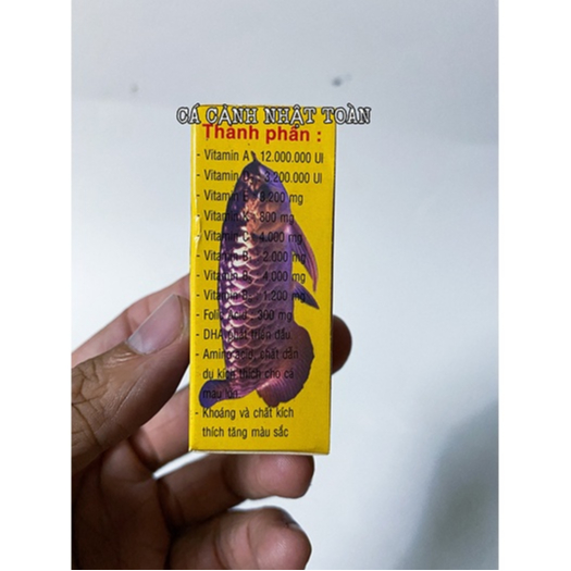 VITAMIN TĂNG ĐẦU, TĂNG MÀU CHO CÁ LA HÁN AMINOVITAL (MÃU MỚI)