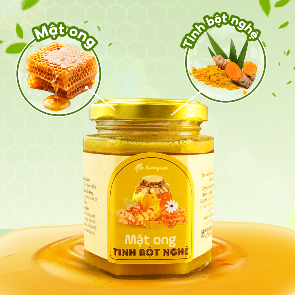 Ảnh Mật ong tinh bột nghệ thương hiệu Môc Hương Sơn hỗ trợ dạ dày, tốt cho sức khỏe 2