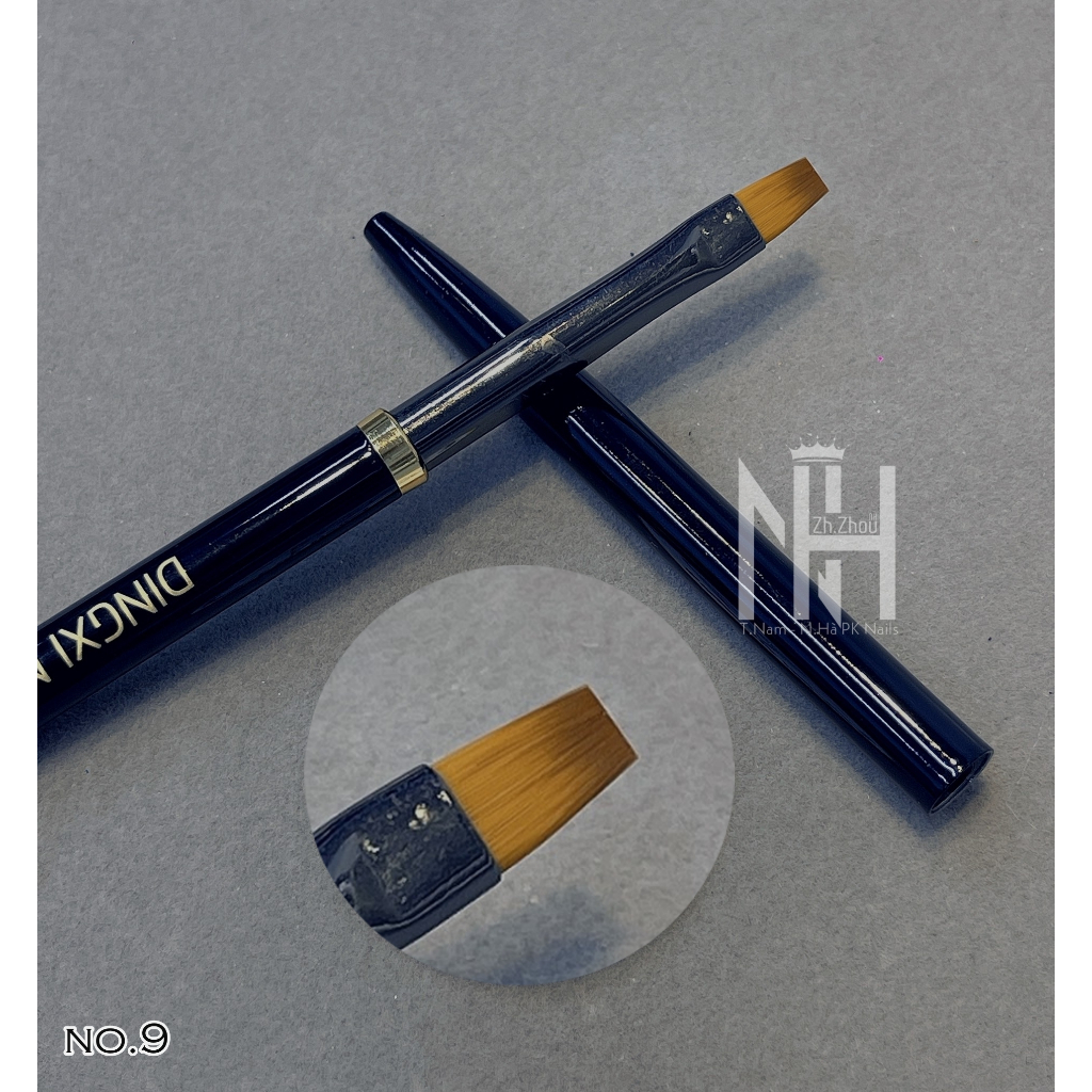 Cọ bản vuông , chéo , tròn, cọ vẽ nail, cọ dingxi cao cấp