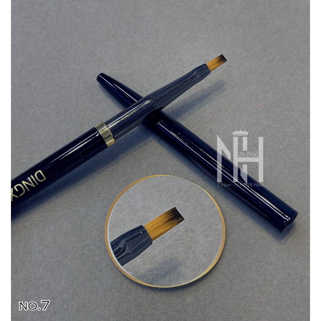 Cọ bản vuông , chéo , tròn, cọ vẽ nail, cọ dingxi cao cấp