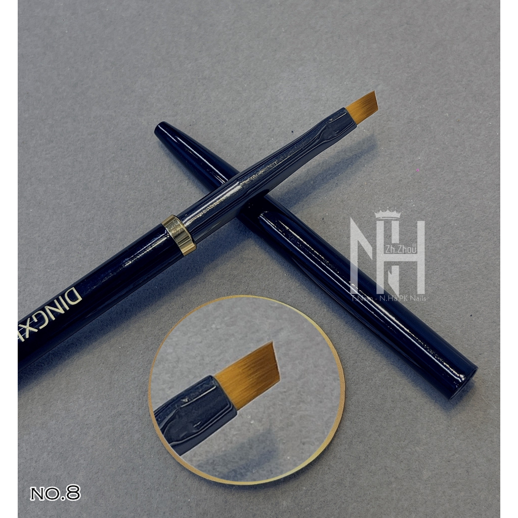 Cọ bản vuông , chéo , tròn, cọ vẽ nail, cọ dingxi cao cấp