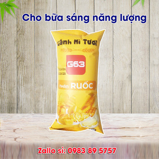Combo 3 bánh mì tươi G63 nhân ruốc