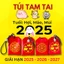 Túi Tam Tai HỢI - MÃO - MÙI - 2025 2026 2027, Để Túi Xách, Bóp Ví - Vật Phẩm Phong Thủy