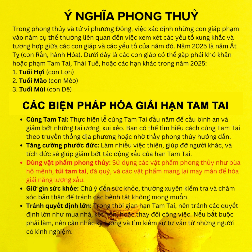 [KHAI QUANG RỒI] Túi Tam Tai HỢI - MÃO - MÙI - 2025 2026 2027, Để Túi Xách, Bóp Ví - Vật Phẩm Phong Thủy
