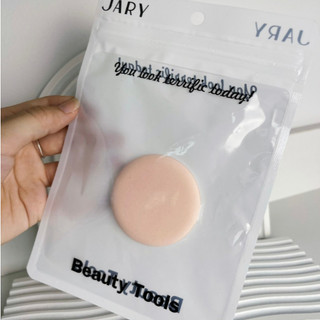 Bông Phấn Nước Jary Air Round Cushion Fuff & Bông Phấn Phủ Tròn Nhỏ Jary Small Round Powder Puff (1 Cái/túi)