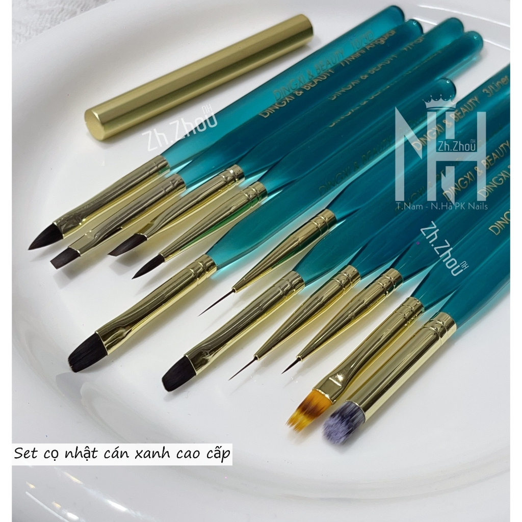 Bộ cọ nhât vẽ móng, cọ nhật lông chồn, hoa cúc, cọ nét, bộ cọ dingxi, bộ cọ cao cấp