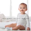 0-24m Body chip/áo liền thân dài tay trắng trơn coton mềm mịn xuất xịn cho bé yêu