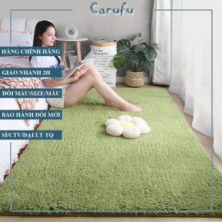 Thảm trải sàn phòng ngủ lông CỪU cao cấp | 10 Màu | 1m 1m2 1m6 2m | CARUFU