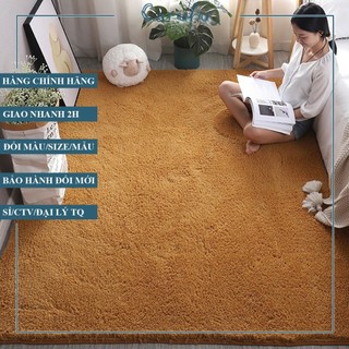 Thảm trải sàn phòng ngủ lông CỪU cao cấp | 10 Màu | 1m 1m2 1m6 2m | CARUFU