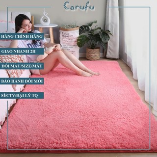 Thảm trải sàn phòng ngủ lông CỪU cao cấp | 10 Màu | 1m 1m2 1m6 2m | CARUFU