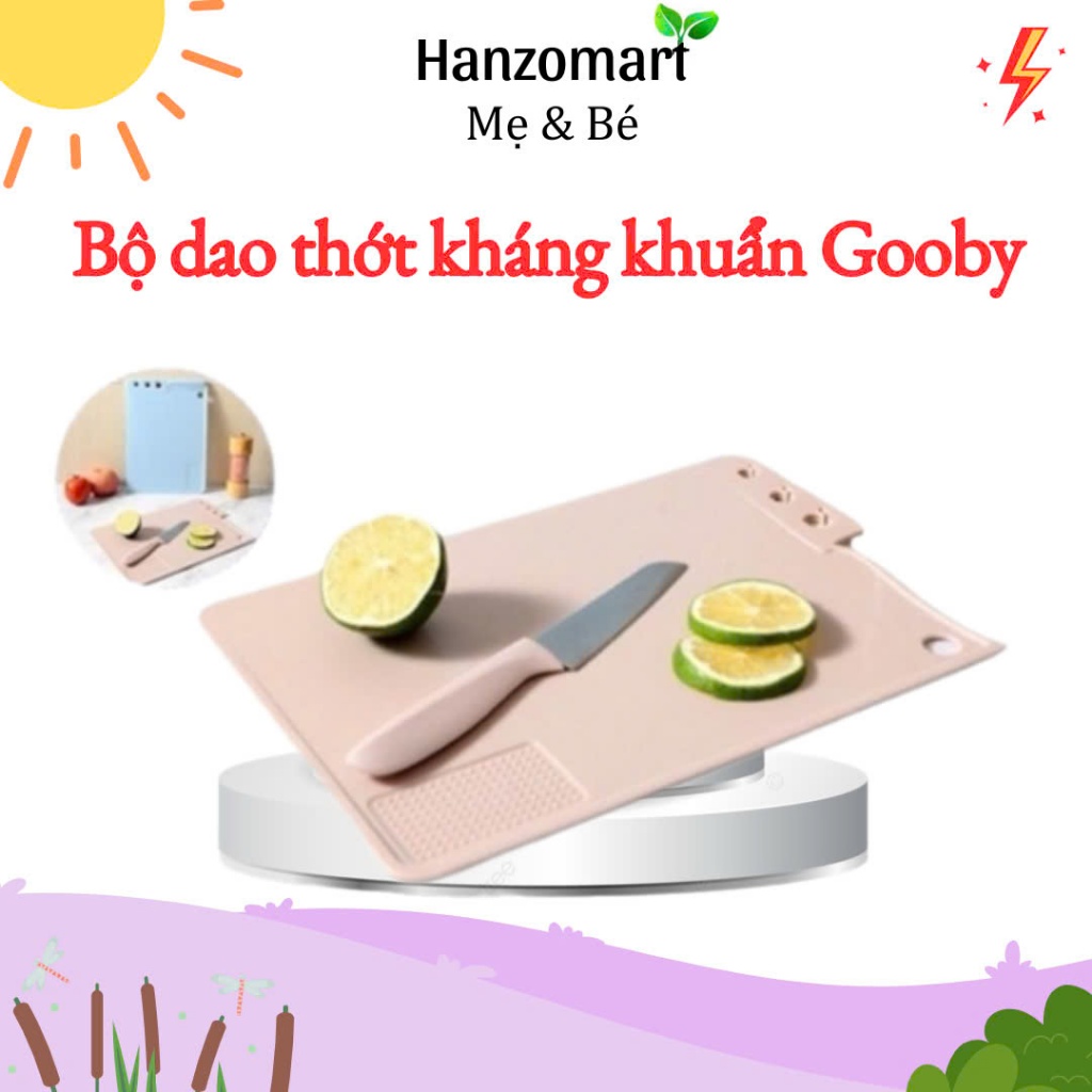 Bộ dao thớt  chế biến ăn dặm cho bé