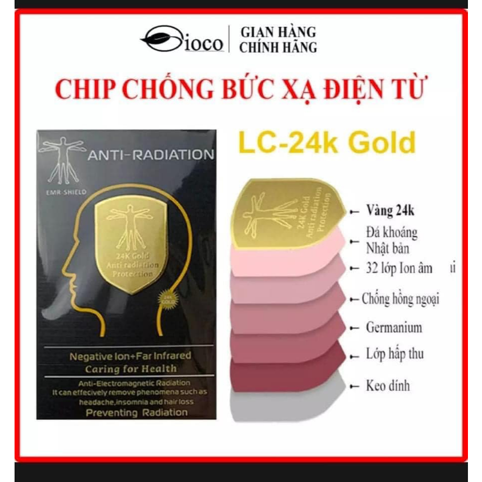 Chip dán chắn sóng điện từ ngăn bức xạ điện thoại nhập khẩu Hàn Quốc