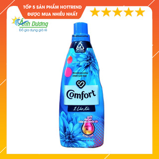 Nước xả vải Comfort một lần xả Hương Ban Mai chai 800ml