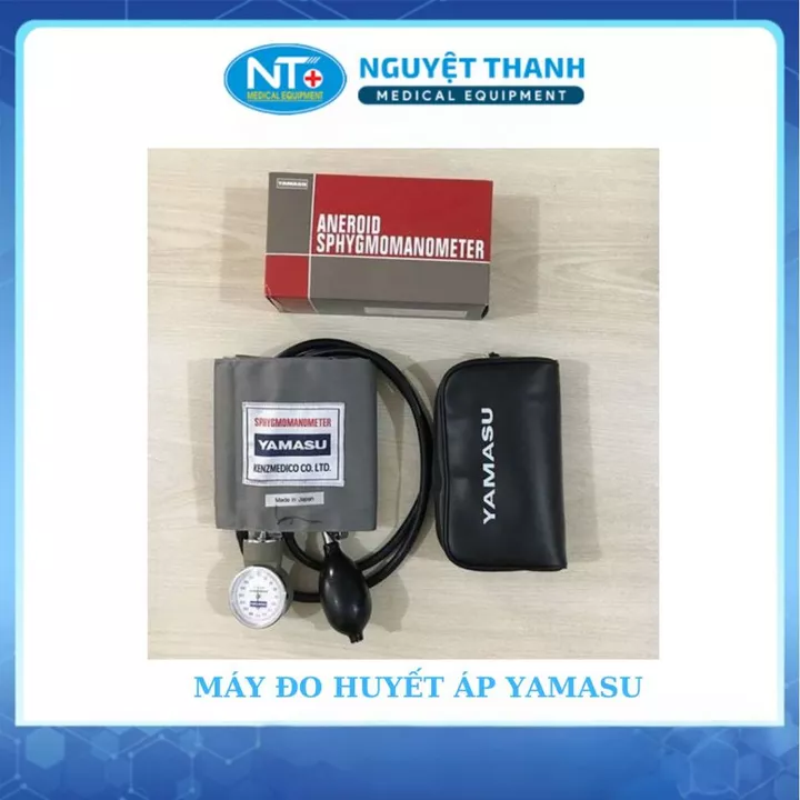 Máy đo huyết áp cơ Yamasu, đồng hồ chuẩn 20-300mmHg, không kèm ống nghe