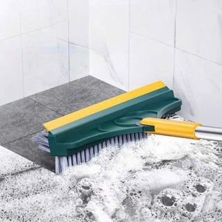 Chổi quét sàn nhà tắm 2in1 thông minh tiện lợi,cây chà sàn kèm gạt nước phòng tắm,vệ sinh,gạt kính cán dài tiện dụng { H
