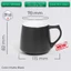 Volcano Ly sứ uống trà cà phê Origami Aroma Mug 320ml