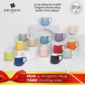 Volcano Ly sứ uống trà cà phê Origami Aroma Mug 320ml
