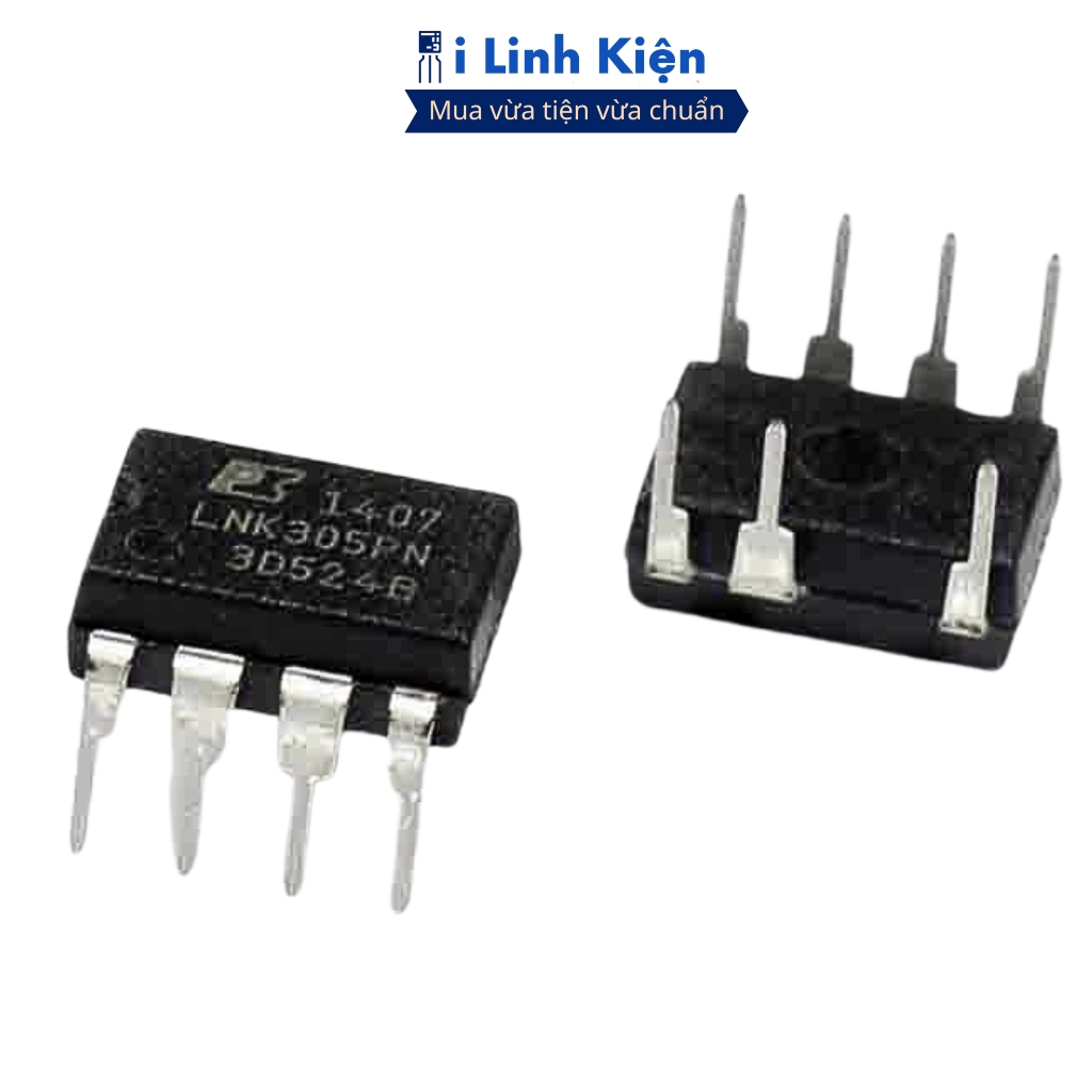 Ic nguồn LNK302PN/304PN/305PN/306PN/500PN/564PN DIP-7 chính hãng Power Integrations chất lượng tốt Ilinhkien