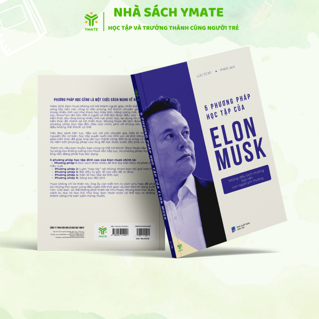 Ảnh Combo 2 Cuốn] Sách Phương Pháp Học Tập Feynman + 5 Phương Pháp Học Tập Của Elon Musk - YMATE 2