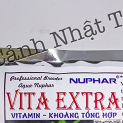 VITA EXTRA NUPHAR BỔ SUNG KHOÁNG VÀ VITAMIN CHO CÁ CẢNH, TÔM TÉP GÓI 25G
