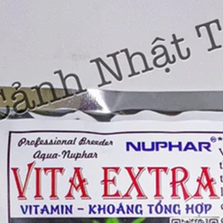 VITA EXTRA NUPHAR BỔ SUNG KHOÁNG VÀ VITAMIN CHO CÁ CẢNH, TÔM TÉP GÓI 25G