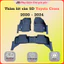 Thảm lót sàn NHỰA 5D xe Toyota Cross 2020 - 2025 Thảm NHỰA TPE 5D đúc nguyên khối theo xe. Bộ 3 miếng